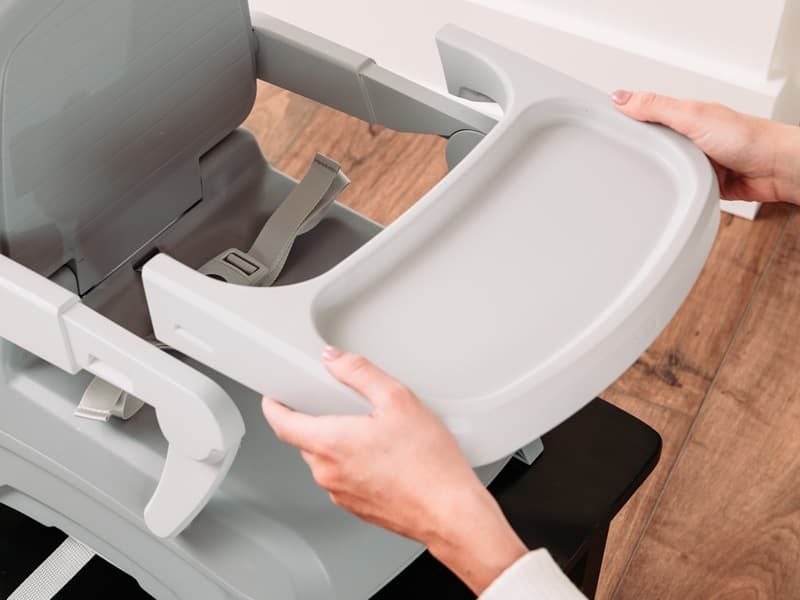 Chicco Bento™ 3-in-1 Portable Booster Seat for Table, Feeding Seat and Toddler Chair for Babies and Toddlers, for Children up to 50 lbs., Lightweight, Compact Fold | Sage/Green