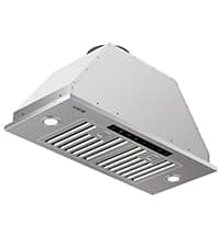 Wall Mount Range Hood 36 inch,Kitchen Vent Hoods 980 CFM Ducted/Ductless Range Hood,with Gesture Sensing & Touch Control Switch Panel, 3 Speed Exhaust Fan Permanent Filter