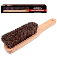 Takavu Coffee Grinder Cleaning Brush, Barista Brush with Black Boar Bristle, Espresso Machine Cleaner Tool, Brista Dusting Accessories Used on Group Heads, Shower Screen, Portafilter, Scoop, Tamper
