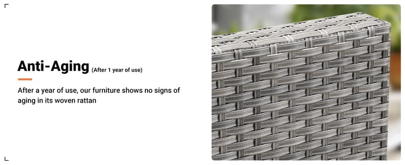 ovios 11 Piece Outdoor Patio Furniture Set with Fire Pit Table,Conversation Sectional Wicker Couch with Swivel Chairs,Modern Outside Sofa for Balcony Backyard, Dark Grey