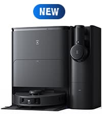 ECOVACS DEEBOT T30S Combo Robot Vacuum and Mop, All in One Cleaning Hub, 11000Pa, ZeroTangle Technology, TruEdge Adaptive Edge, Dual Self-Emptying, Hot Water Washing