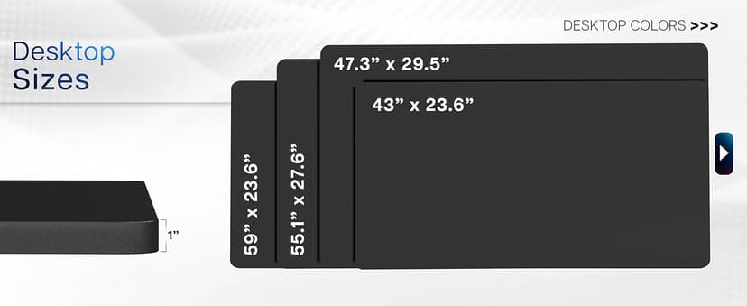 VIVO Electric 60 x 24 in Standing Desk, Memory Height Adjustment, 1B Series, One-Piece Black Top, Black Frame, DESK-KIT-1B6B