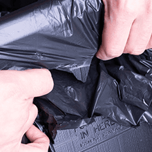 Commercial Zone 732101 Open-Top Indoor/Outdoor Square 42 Gallon Large Waste Trash Container Bin, Black