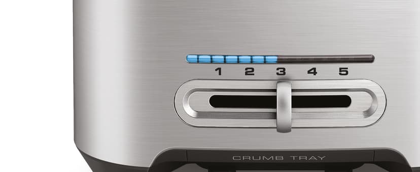 Breville Die-Cast Smart Toaster, 2-Slice, Brushed Stainless Steel