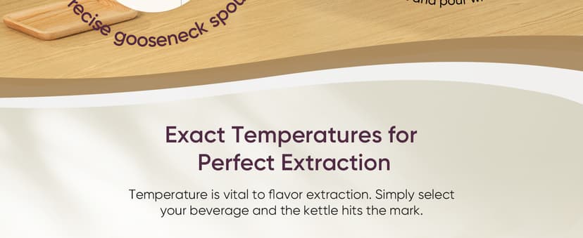 COSORI Electric Gooseneck Kettle with 5 Temperature Control Presets, Pour Over Kettle for Coffee & Tea, Hot Water Boiler, 100% Stainless Steel Inner Lid & Bottom, 1200W/0.8L