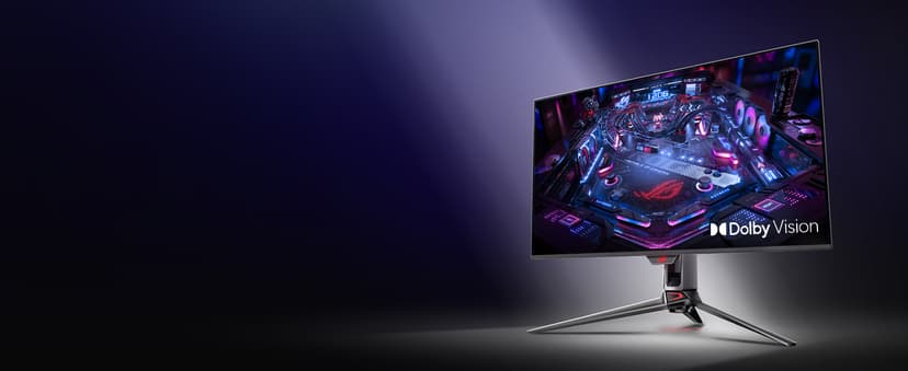 ASUS ROG Swift 32” 4K OLED Gaming Monitor (PG32UCDM) - UHD (3840 x 2160), QD-OLED, 240Hz, 0.03ms, G-SYNC Compatible, Custom Heatsink, Graphene Film, 99% DCI-P3, True 10-bit, 90W USB-C