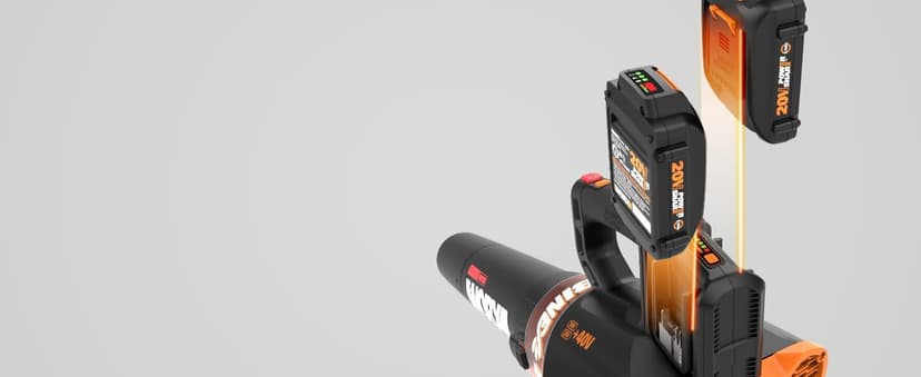 WORX 40V Turbine Leaf Blower Cordless Without Battery and Charger, Brushless Motor Blowers for Lawn Care, Compact and Lightweight Cordless Leaf Blower WG584.9 – Tool Only