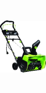 Earthwise SN70016 Electric Corded 12Amp Snow Shovel, 16" Width, 430lbs/Minute