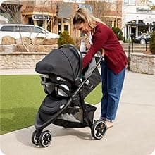 Graco Outpace LX All-Terrain 3-Wheel Baby Stroller, Cohen €” Compatible for Travel System, Easy One-Hand Fold, in-Seat Suspension for Comfortable Ride, Never-Flat Rubber Tires