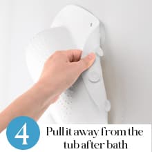Bath Pillow Luxury Bathtub Pillow, Bath Pillows for Tub Head Neck and Back Support, Non-Slip Soft Silicon Bath Tub Pillow with Strong Suction Cup, Bath Accessories Spa Gifts, White