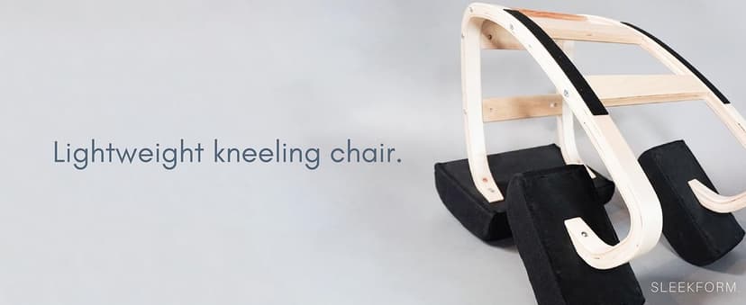 Sleekform Austin Kneeling Chair - Home Office Ergonomic Computer Desk Stool For Active Sitting