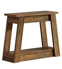 Tribesigns Rustic Wood End Table, 2 Tiered Square Side Table with Storage Shelf, Industrial Sofa Side Table for Living Room, Entrance (Rustic Brown) (1)