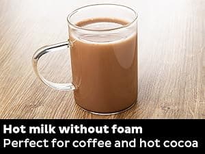 Instant Pot Milk Frother, 4-in-1 Electric Milk Steamer, 10oz/295ml Automatic Hot and Cold Foam Maker and Milk Warmer for Latte, Cappuccinos, Macchiato, From the Makers of Instant 500W, Black