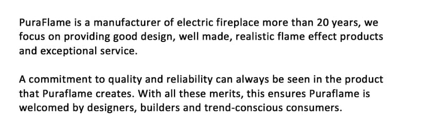 PuraFlame 24" Free Standing Electric Fireplace Log Set Insert, 750W/1500W Heater, 6 Flame Colors with 5 Brightness, Crackling Sound, Remote Control