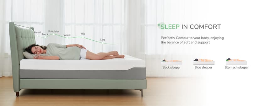 Novilla King Mattress, 12 Inch Foam Mattress in a Box, Gel Memory Foam Mattress for Pressure Relief & Motion Isolation, Bed Mattresses with Medium Soft