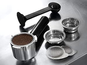 De'Longhi 15-Bar Pump Espresso Machine with Milk Frother & Temperature Control - Compact Home Barista Coffee Maker for Espresso, Latte, Cappuccino & Iced Coffee, Easy to Clean Design