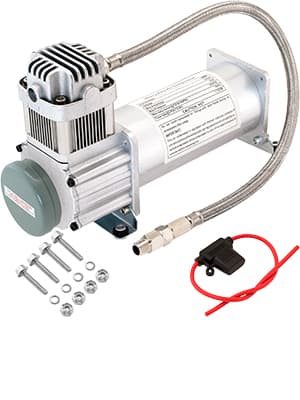 Vixen Horns Heavy Duty Onboard Air Compressor 200 PSI. Universal Replacement for Truck/Car Train Horn/Suspension/Ride/Bag kit/System. Fits All 12v Vehicles like Semi/Pickup VXC8301