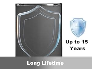 SMETA 12 Volt Refrigerator 12v 1.2 cuft RV Mini Fridge with Lock Truck Refrigerator DC 12V|110V Compact Small Fridge for Freightliner Cascadia Wheeler Trucker Drivers, Camper, Boat, Marine