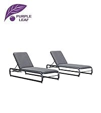 PURPLE LEAF 10' X 14' Permanent Hardtop Gazebo Aluminum Gazebo with Galvanized Steel Double Roof for Patio Lawn and Garden, Curtains and Netting Included, Grey