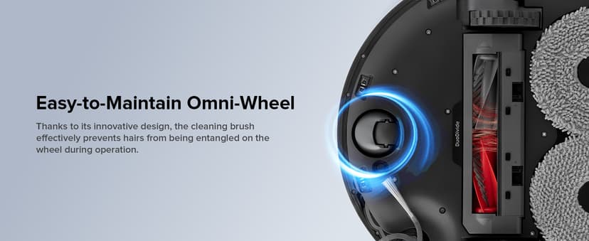 roborock Qrevo Edge S5A Robot Vacuum and Mop, 17,000Pa, Zero-Tangling, DuoDivide Main Brush, FlexiArm Side Brush, Hot Water Mop Washing & Self-Cleaning, Warm Air Drying, Self-Emptying, Black