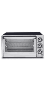 Cuisinart Convection Toaster Oven, Stainless Steel, 16.93"D x 20.87"W x 11.42"H, TOB-260N1