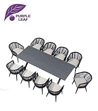 PURPLE LEAF 14' x 24' Louvered Pergola 94AS Modern Oversize Aluminum Gazebo with Adjustable Roof for Patio Deck Backyard Plus Size Gray Pergola