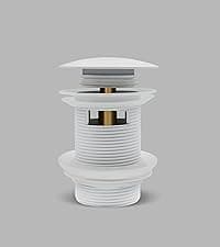 FerdY Bali 59" Acrylic Freestanding Bathtub, Gracefully Shaped Freestanding Soaking Bathtub, Toe-Tap Chrome Drain and Classic Slotted Overflow Included, Glossy White, cUPC Certified