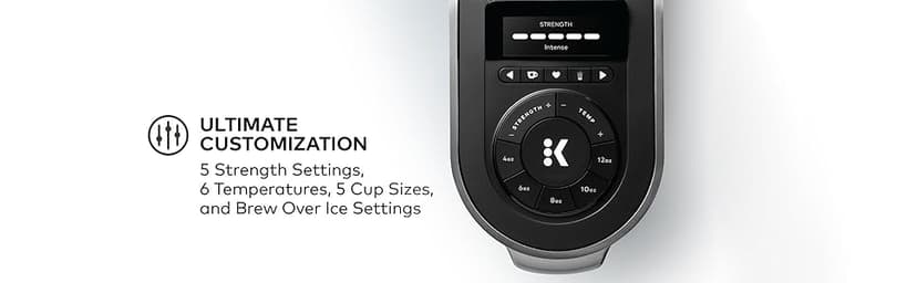 Keurig K-Supreme Plus SMART Coffee Maker, Single Serve K-Cup Pod Coffee Brewer, BREWID and MultiStream Technology, 78 Oz, Black