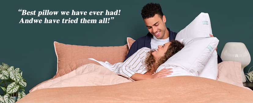 Nuzzle Cooling Adjustable Pillow for Side Sleepers, Luxury Standard Size Bed Pillow Hotel Collection - Best Adjust Height Soft Firm Pillow for Back, Stomach or Side Sleepers - Home Gifts