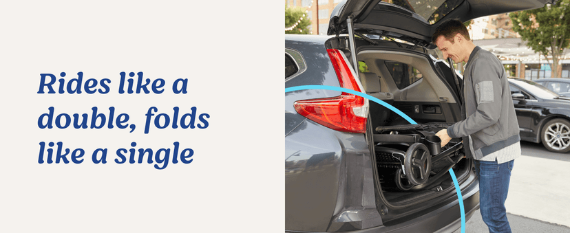 Graco Ready2Grow LX 2.0 Double Stroller Features Bench Seat and Standing Platform Options, Clark