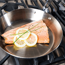 Viking Contemporary 3-Ply Stainless Steel 10 Piece Stainless Steel Kitchen Cookware, Silver