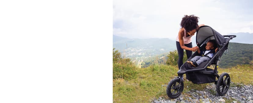 BOB Gear Alterrain Pro Jogging Stroller, Black