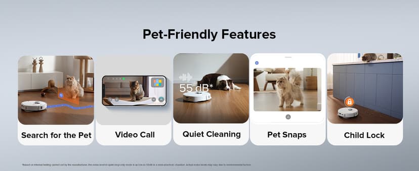 roborock Qrevo Edge Robot Vacuum and Mop, 18,500Pa Suction, Zero-Tangling, AdaptiLift Chassis, Al Obstacle Recognition, Hot Water Mop Washing & Dock Self Cleaning, Corner to Edge Deep Cleaning