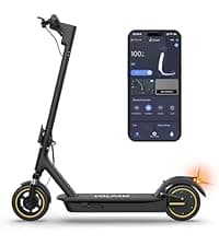 VOLPAM Electric Scooter, 350W/500W, 8.5"/10" Tires, 12/21/28 Miles Range, 16/19/22Mph, Folding E-Scooter with Dual Braking
