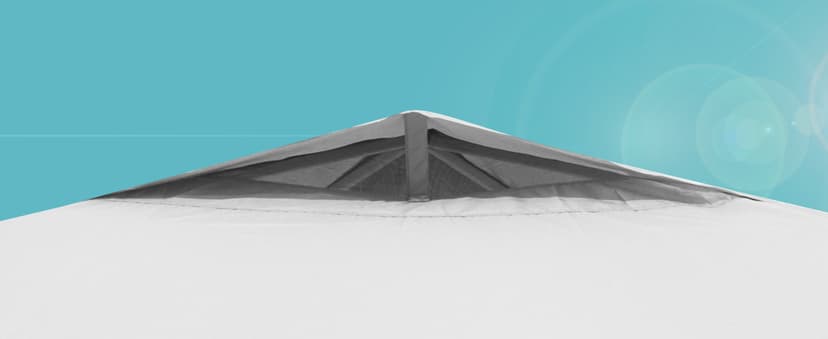 CROWN SHADES 10x10 Pop up Canopy Tent Instant Canopy with 150D Silver Coated Fabric Including 2 Half Sidewalls, 4 Ropes, 8 Stakes, 4 Weight Bags, STO 'N Go Bag, White