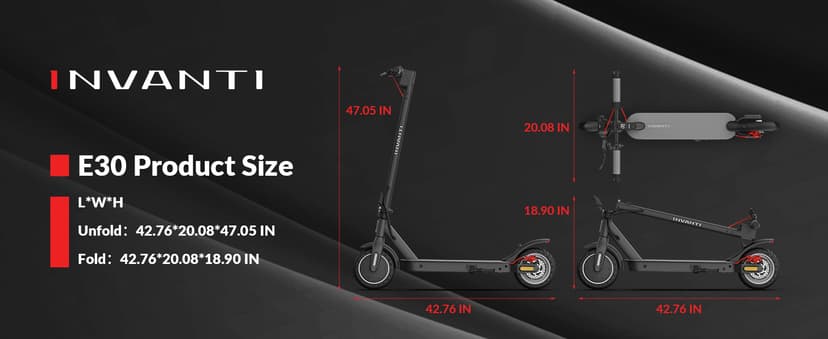 E30 Electric Scooter with Smart APP, 19.9 Miles Range & 18 MPH, 350W Motor, 8.5" Solid Tires, Rear Suspension and Turn Signals, Foldable Electric Scooter for Adults and Teens