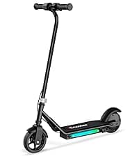 iScooter IK3/IK3Pro Electric Scooter for Kids Aged 6-12, LED Display, 3 Speeds, 3 Heights (IK3Pro), Magnetic Charging, 150W Motor, Colorful Lights