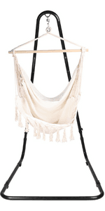 Hammock Chair Stand(Stand Only), Stand for Hanging Egg Chair/Swing Chair, Indoor/Outdoor Hanging Chair Stand Only, Heavy Duty 330Lbs Weight Capacity