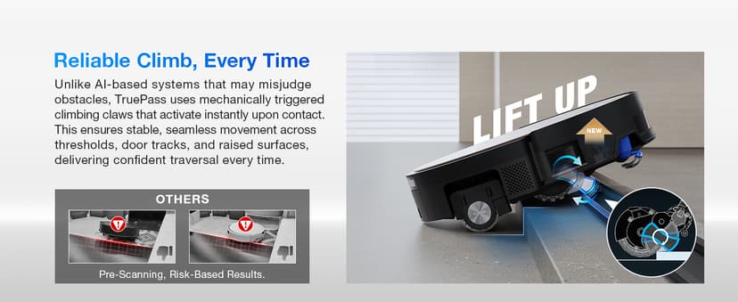 ECOVACS DEEBOT X11 OmniCyclone Robot Vacuum and Mop, PowerBoost Charging, OZMO Roller 2.0 Instant Self-Washing Mop, 19,500Pa Suction, Bagless OmniCyclone Station, AIVI 3D Smart Navigation