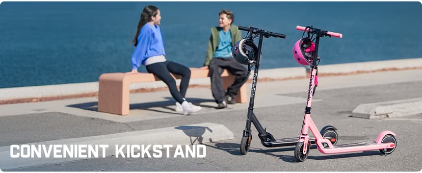 FanttikRide T9 Electric Scooter for Kids 4.3-5.6 ft, 7/10/12 MPH, LED Battery Level, Height Adjustable and Foldable, Electric Scooter for Kids, 200W Motor, Up to 40 mins