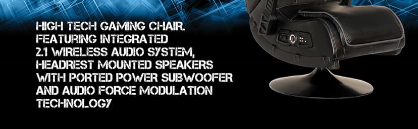 X Rocker PC Computer Gaming Desk Chair, Built-in Audio, College Dorm Essentials for Guys and Girls, Gamers, Bedroom, Dorm Room Essentials, Foldable