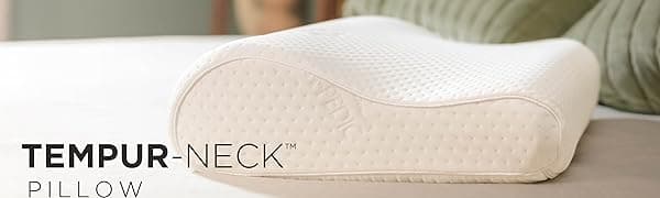 Tempur-Pedic TEMPUR-Ergo Neck Pillow, Large Profile, White