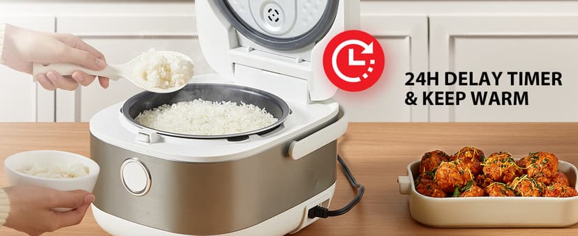 TOSHIBA Rice Cooker Induction Heating, Low Carb Rice Cooker Low Sugar Digital Steamer, 5.5 Cups Uncooked Japanese Rice Cooker, 8 Cooking Functions, 24H Timer & Auto Keep Warm