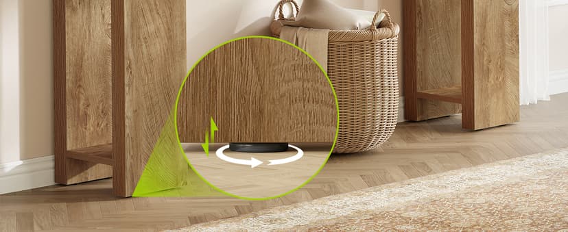 Little Tree 70.9-Inch Long Console Table, Narrow Sofa Table Behind The Couch, Farmhouse Console Table for Living Room, Entryway, Hallway