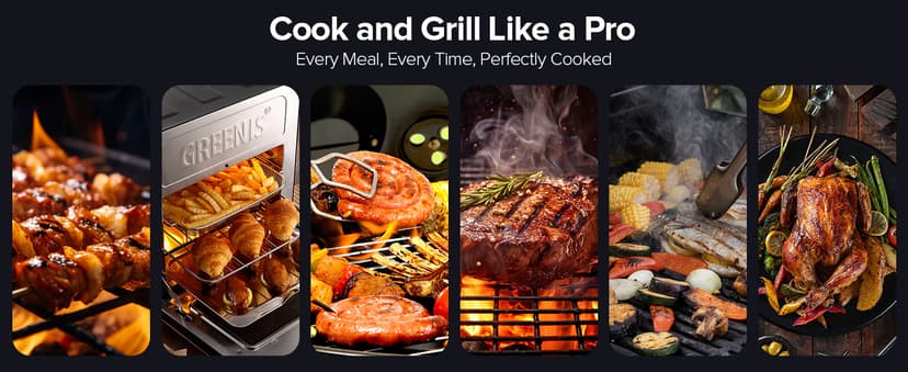 Smart Wireless Meat Thermometer with Dual Probes, Bluetooth & WiFi Combo, High Precision & Fast Response for BBQ, Grill, Smoker, Oven, Air Fryer