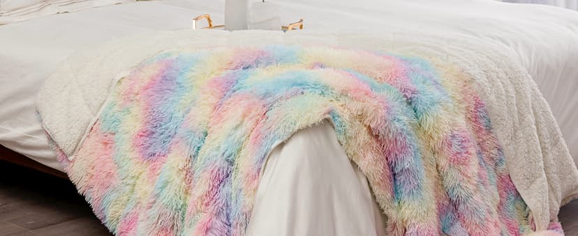 Cottonblue Weighted Blanket 15lbs, Sherpa Faux Fur Reversible Luxury Snugly Long Fur Warm Heavy Blanket 60x80 inches, Warm Plush Sherpa Weighted Blanket Queen Size for Couch Sofa Bed, Teal Green