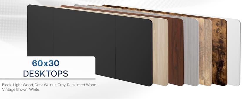 VIVO Electric 60 x 24 in Standing Desk, Memory Height Adjustment, 1B Series, One-Piece Black Top, Black Frame, DESK-KIT-1B6B