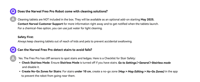 NARWAL Freo Pro Robot Vacuum and Mop Combo, Tangle Free Robot Mop, 8500Pa Powerful Suction, Self-Emptying, Auto Mop Washing, Auto Drying, Obstacle Avoidance, Ideal for Pet Hair and Hard Floor