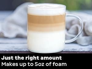 Instant Pot Milk Frother, 4-in-1 Electric Milk Steamer, 10oz/295ml Automatic Hot and Cold Foam Maker and Milk Warmer for Latte, Cappuccinos, Macchiato, From the Makers of Instant 500W, Black