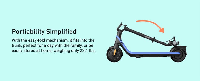 Segway Ninebot eKickScooter - Electric Scooter for Kids 6-14, w/t Adjustable Handlebar Height (Only C2 Pro) for Riders up to 132 lbs, Includes New Cruise Mode, UL-2272 Certified